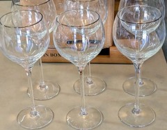 Set Of 6 Balloon Stemmed 10 Ounce Wine Glasses By Lenox
