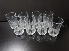 Longchamp Cristal d’Arques France 24% Lead Crystal Highball Glasses Set of 8