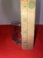 2 Small Crystal Cocktail Glasses-4 Oz -2.5” Tall- Estate Find