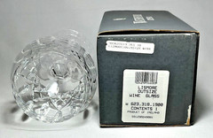WATERFORD ~ Cut Crystal 16 oz. OVERSIZE WINE GLASS w/Box (Lismore) ~ Ireland