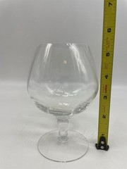 Kosta Boda Bertil Vallien Optic Swirl Chateau Cognac Glass Blown Set Of 3 Vtg