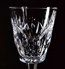 WATERFORD ASHLING WATER GLASS, Cut Lead Crystal, 6 7/8″, 8 oz, Made in Ireland