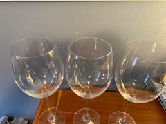 Lenox Crystal Wine/Goblets 10 1/2 inches Made in Austria – Set of 3