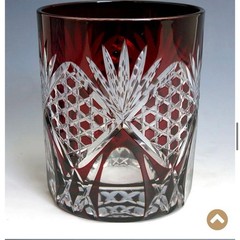 Tajima Glass Edo Kiriko Hex Basket Weave Gift Celebration