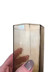 Libbey Glassware 24 Pc Tumbler Set Tawny Brown Country Squire 82437T NOS READ