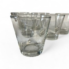 MCM Clear Flair Whiskey Glasses In Libbey Style