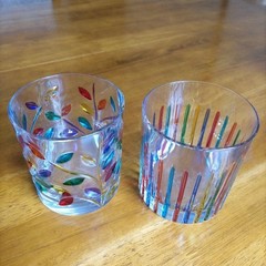 Murano Glass CC Zecchin A Pair of Venetian Glass Italy Decorato a Mano