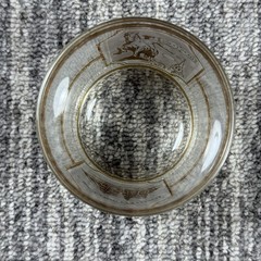Vintage Culver 22k Gold Gilded Glass Boston Massachusetts USS Constitution