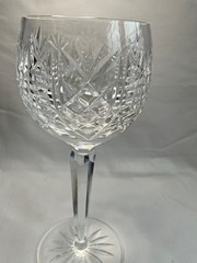 Waterford Crystal 4 Clare Hock Wine Glass Goblet 7 1/2″ Stemmed Glasses