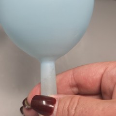 4 Vtg Opaline Frosted Blue Milk Glass Sherbet Dessert Cups 4.5” & 2 6″ Wine