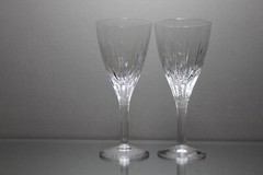 Two (2) Stuart Crystal LITCHFIELD / SALISBURY Sherry Wine Glass 6-1/2″ Tall MINT