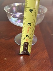 Iridescent Champagne or Sherbet Glass Vintage