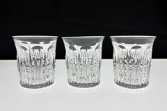 ABP Cut Glass Whiskey Tumblers Meriden Albany Pattern, Each
