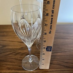 New Cristal D’Arques Enchante Lead Crystal Goblets France 8” 10oz Set Of 4 Boxed