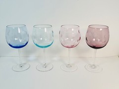 Waterford Marquis Polka Dot Balloon Wine Glasses Set of 4