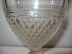 Cambridge Set of 4 Liquor Cordials Mt Vernon Clear Diamond 4 1/4″ Height VGC
