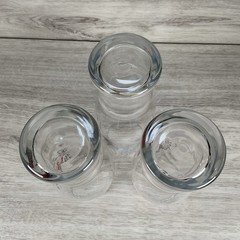 3 Vintage 1968 Red Lobster Cocktail Lounge Tumbler Glasses