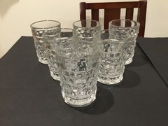 Set of 6 Fastoria American Flat Bottom Tumbler 4.25 in.