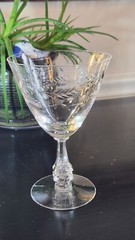 Set of 6 TIFFIN FRANCISCAN «Montecarlo» Crystal Water Goblets / Glasses 10oz 6″