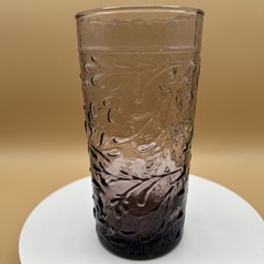 Vintage Libbey Garden Vine Mediterranean Purple Cooler Tumbler Glasses Set of 4