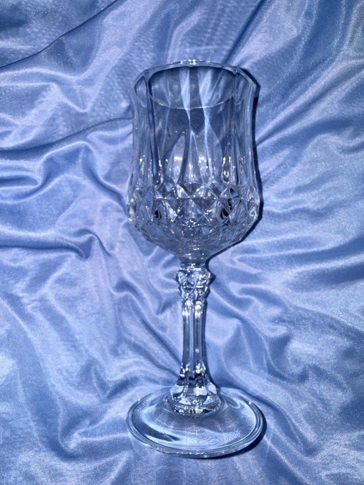 crystal d’arques glass, 1 pc, vintage, high end, luxury glass, crystal glass