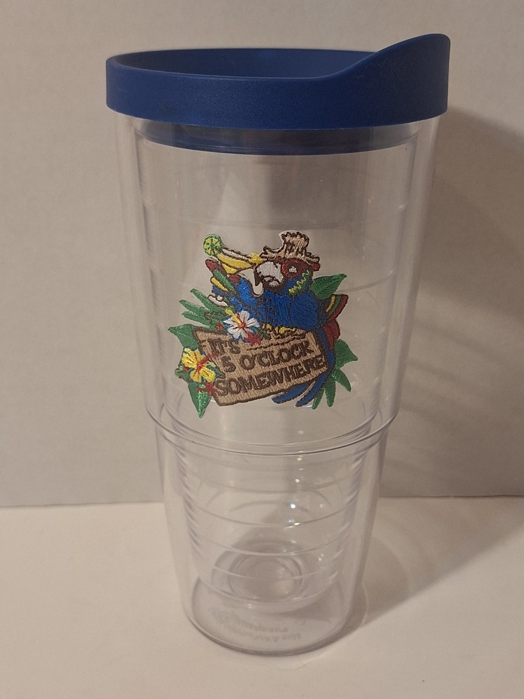 Margaritaville Tumbler 24 oz It’s 5 O’Clock Somewhere Logo Tervis Hot/Cold Cup
