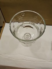 Savannah Anchor Hocking Goblet With Raised Flowers