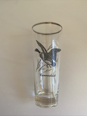 SET OF 2 Federal Glass SPORTSMAN 14oz Tumblers; CANVASBACK Duck; 7″; Excellent