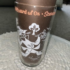 Vintage S & Co. Wizard of Oz Scarecrow Drinking Glass