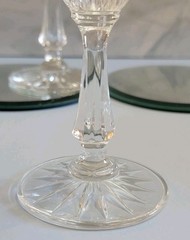 Lot Of (2) Clear Glass Champagne Glass