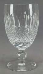 Signed Waterford Colleen Pattern Clear Cut Crystal 4 3/4 Inch Claret Wine Glass