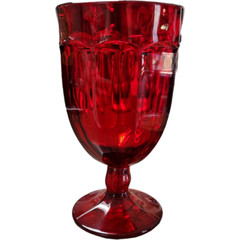 Viking Glass Arlington Ruby Iced Tea Glass Goblet