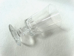 3 Vintage Fostoria Dolly Madison Stemmed Crystal Glasses 5″, 5 1/4″ & 5 1/2″ h