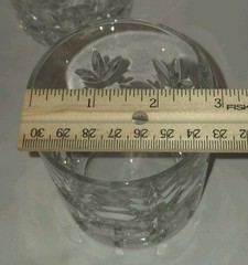 Nachtmann Crystal Bamberg Glasses Old Fashioned Bar ware Glass Retired 4 Pieces