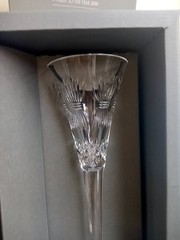 Waterford Crystal MILLENNIUM 9 1/4″ Toasting Flutes PROSPERITY (Pair) NEW IN BOX
