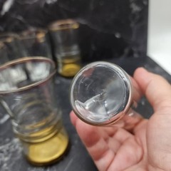 Vintage Anchor Hocking And Federal Glass Juice/Whiskey Glasses 1940’s Lot Of 9