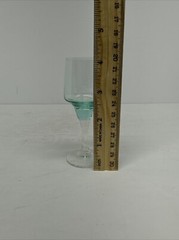 Vintage Sasaki 4 1/8″ Harmony Aqua Cordial Glass Replacement